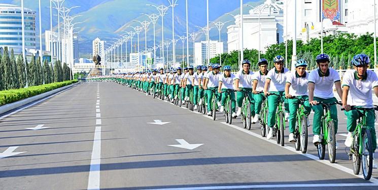 روز جهانی دوچرخه در ترکمنستان برگزار گردید