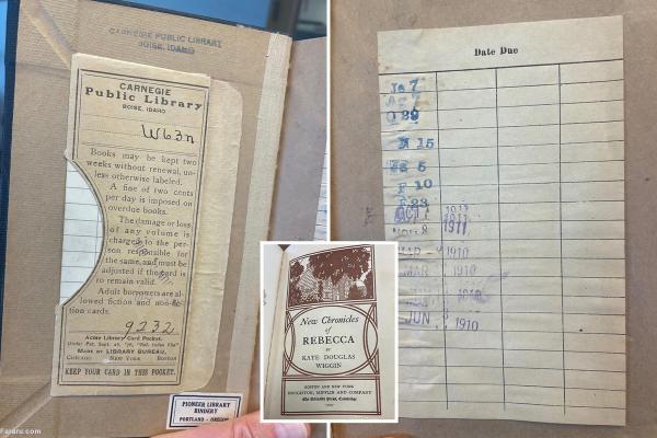 کتابی که بعد از 110 سال به کتابخانه بازگشت