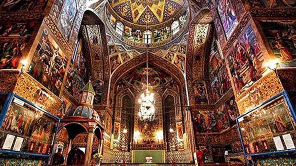 زیبایی های کلیسای وانک در اصفهان