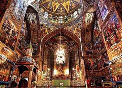 زیبایی های کلیسای وانک در اصفهان